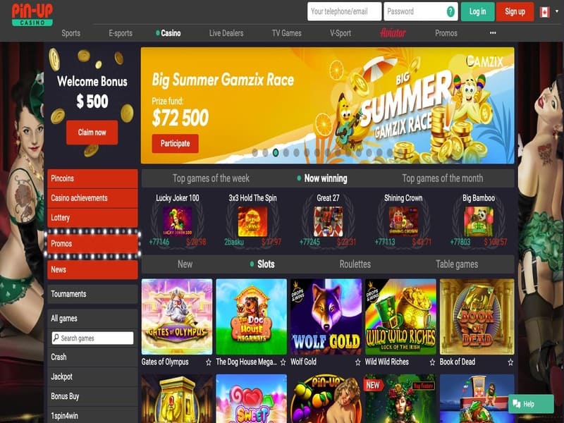 Pin-up casino official site review